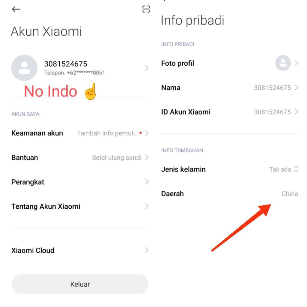 Jual Akun Xiaomi Region China UBL Error 20045