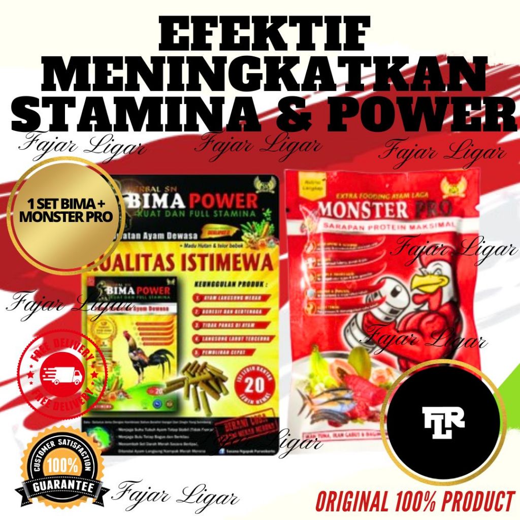 PAKET RAWATAN SN 1 SET MONSTER PRO + BIMA POWER SASANA NGAPAK RAWATAN AYAM SIAPAN