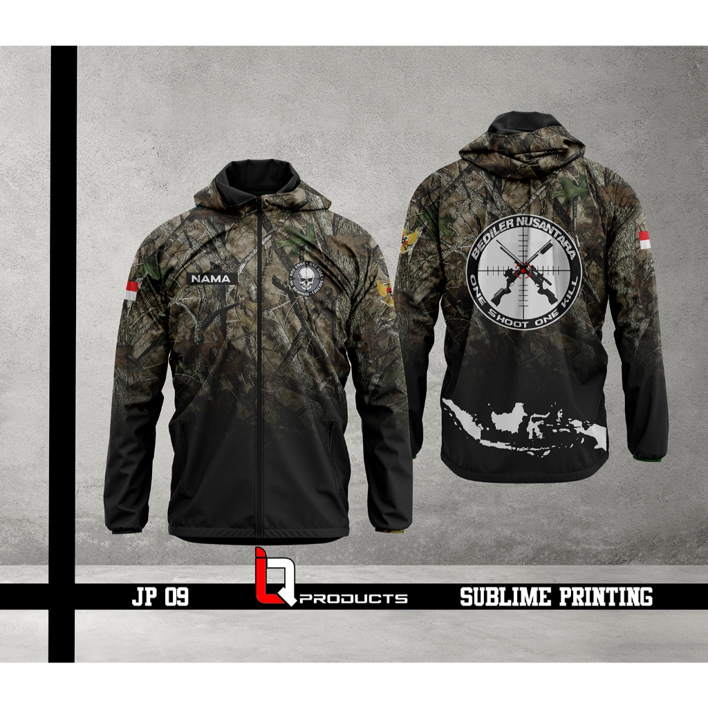 jaket camo nusantara/jaket parasut