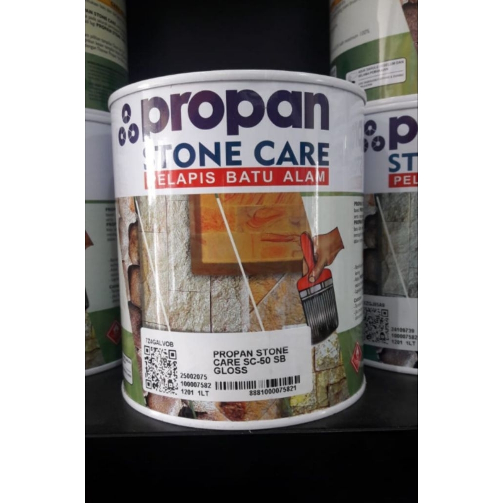 Cat batu alam batu candi - Propan Stone Care 1 liter Pernis coating keramik ubin