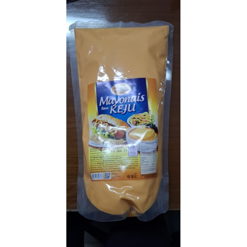 

Prima Agung mayonaise keju ukuran 1kg