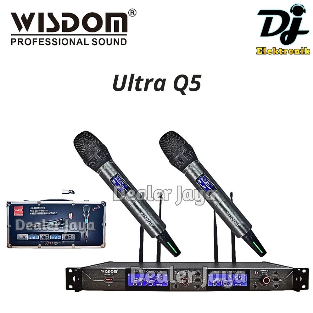 Mic Wireless Wisdom ULTRA Q5 / Q 5 - 2 Mic Hand