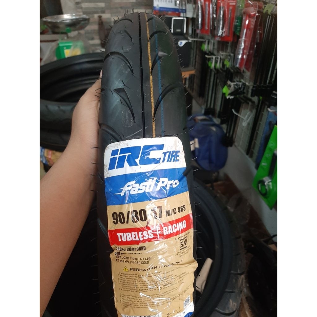 BAN BARU IRC FASTI PRO 90/80 RING17