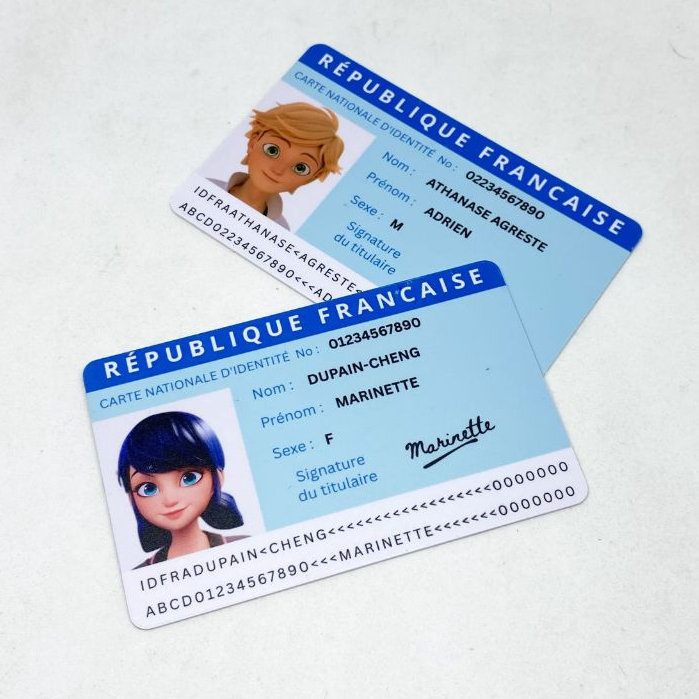 

MRCLOS Identity Card Marinette Adrian ID Nametag