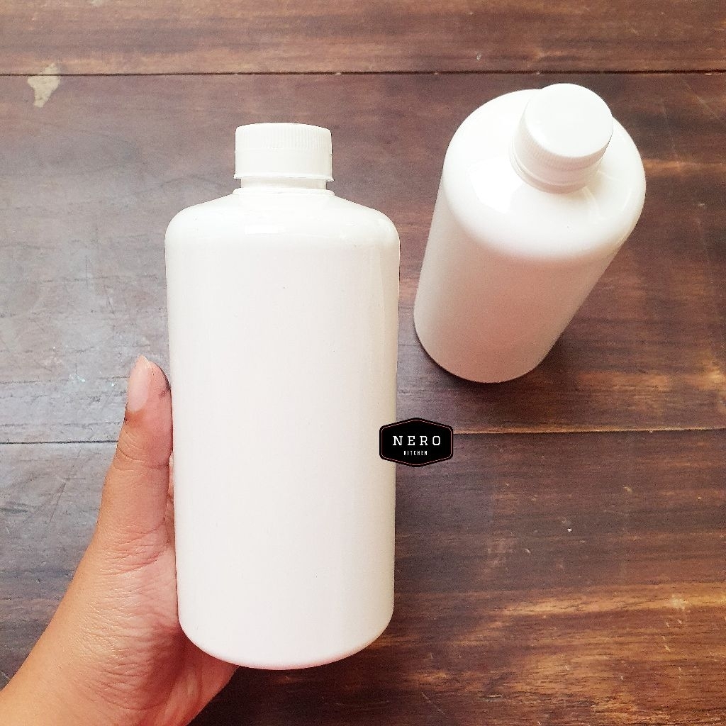 Botol Putih 500ml Plastik / Botol Plastik / Botol tempat sabun / Botol minum kemasan / Botol susu / 