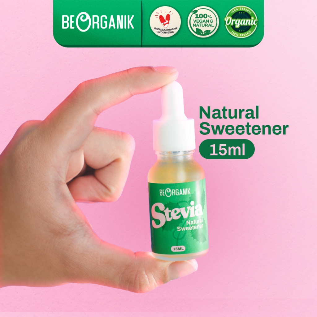 

Beorganik Stevia Liquid 15ML Natural Sweetener | Pemanis Alami Stevia Cair | Pengganti Gula Tanpa Kalori