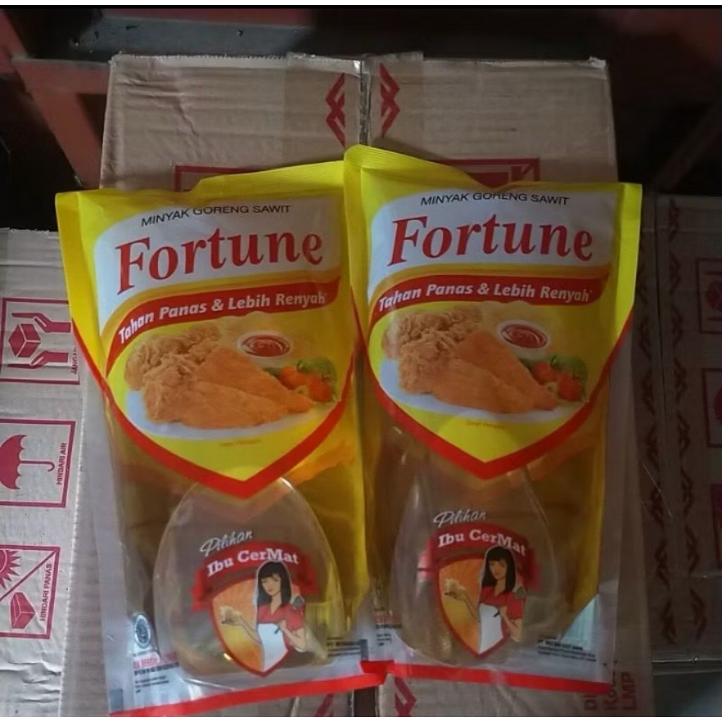 

Minyak Goreng Fortune 800ml/ 1 liter karton