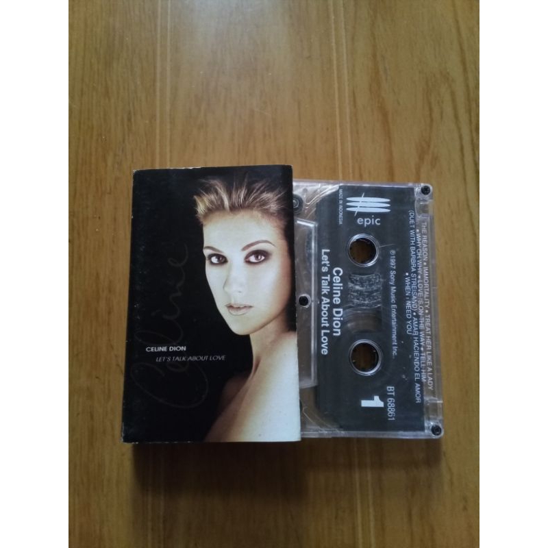 kaset pita celine dion - let's talk about love