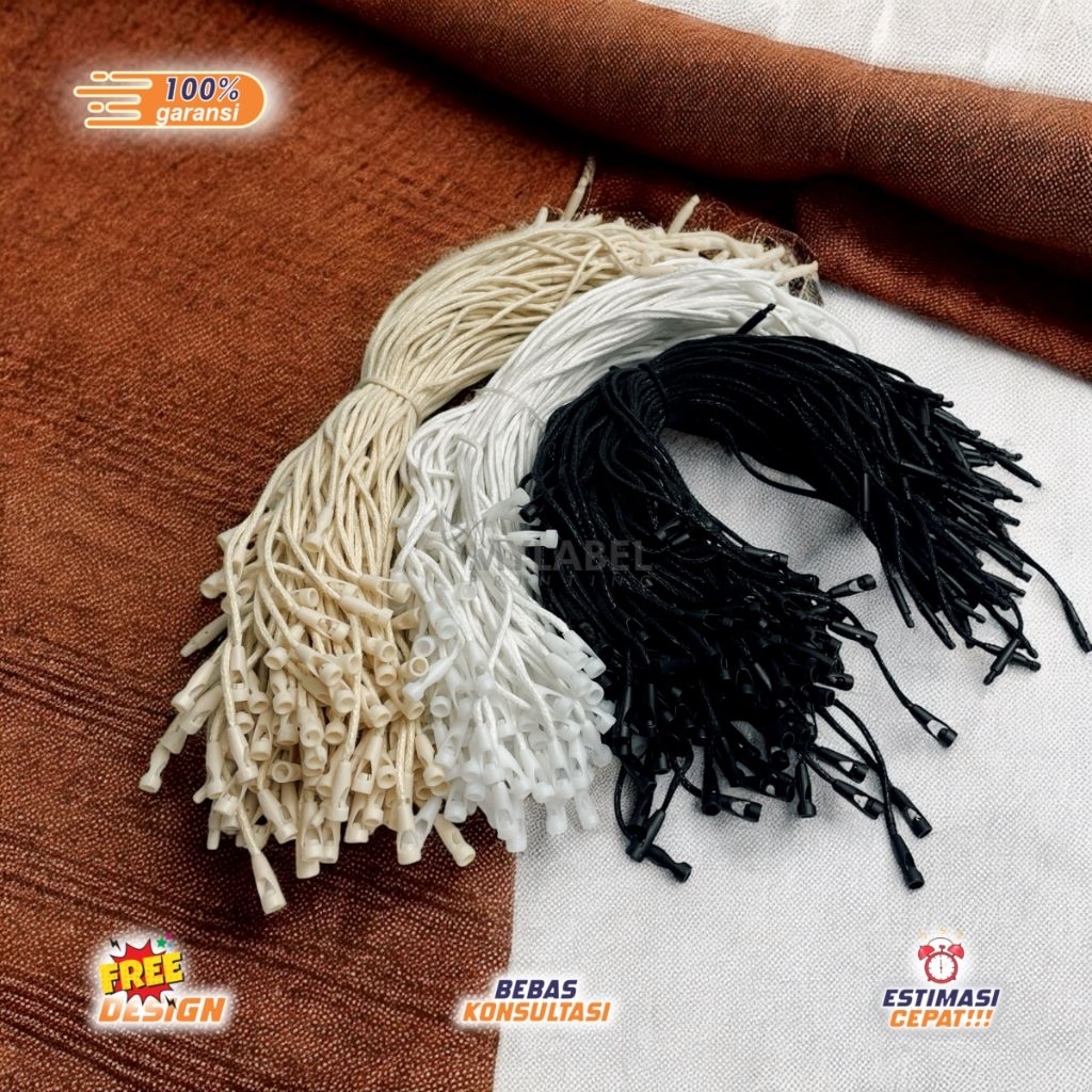 

100 PCS / tali hangtag aesttetik / tali hangtag loopin