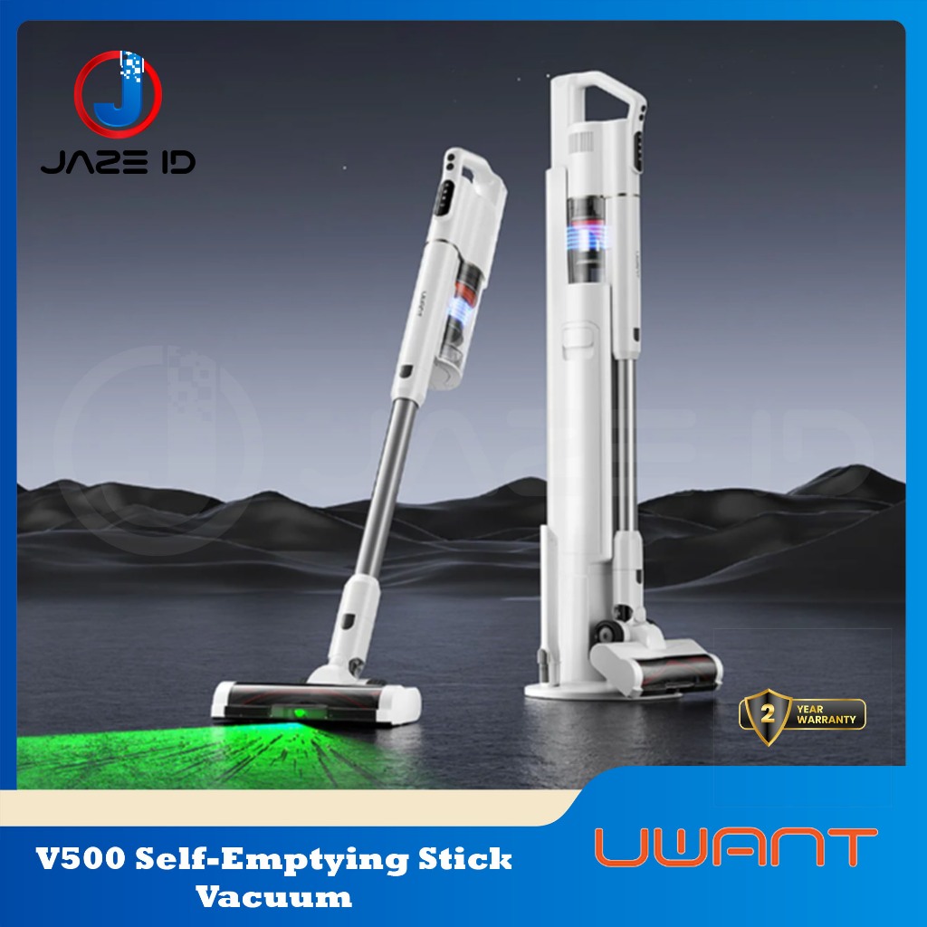 UWANT V500 25Kpa Smart Cordless Vacuum Cleaner Penyedot Debu Vacum Otomatis Wireless