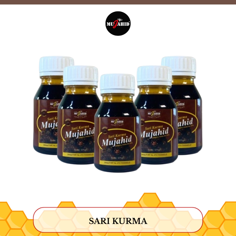 

MUJAHID - Sari Kurma - 350 Gram (Paket 5 Pcs)