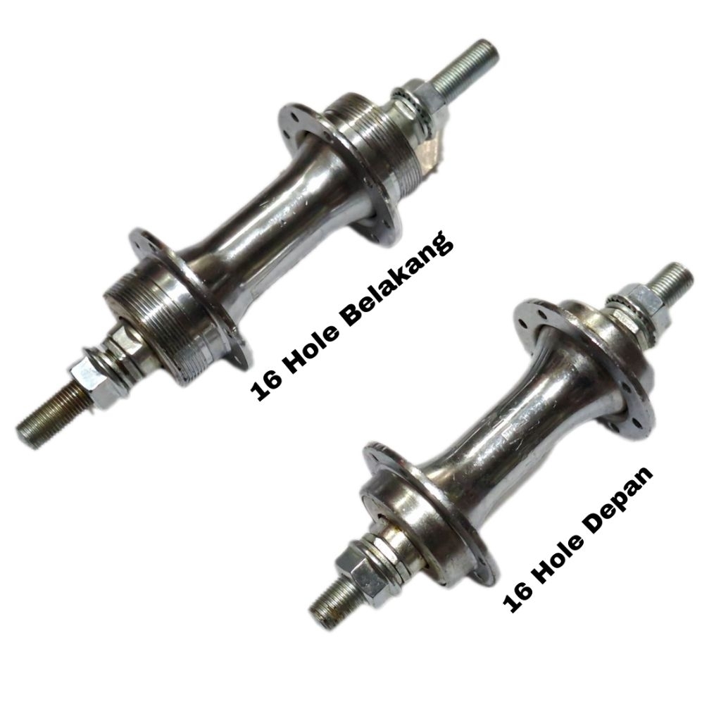 Bos Roda Depan Belakang Hub Freehub Sepeda Mini BMX dll Bahan Besi Lubang 14G