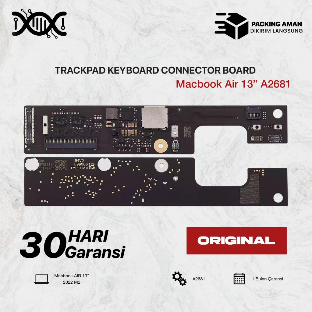 Audio Trackpad Keyboard Connector Board Macbook Air M2 A2681 A2941