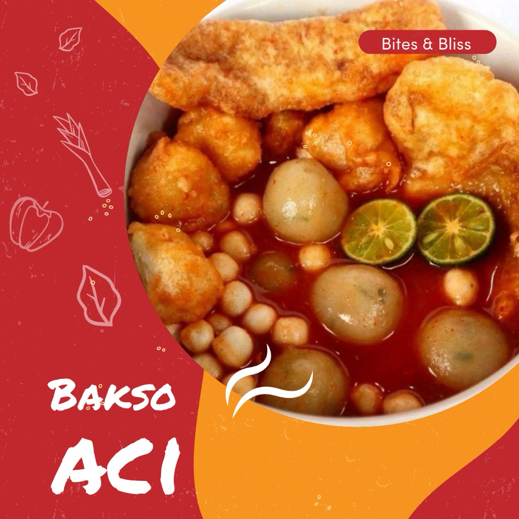 

Bites and Bliss - Baso Aci Instan Komplit Pedas Gurih/Jajanan Rumahan/Jajanan Instan/Pedas Chili Oil