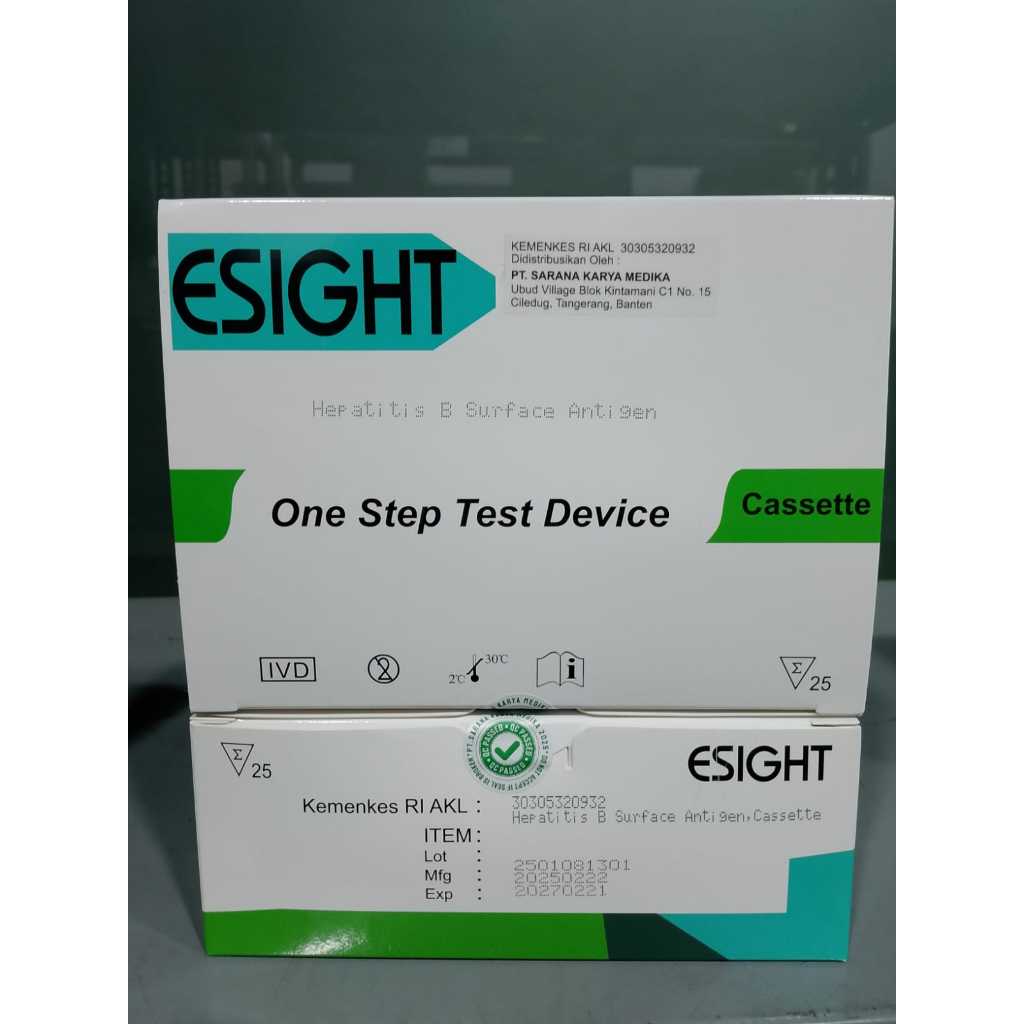 HEPATITIS B SURFACE ANTIGEN, ALAT TES HEPATITIS ESIGHT