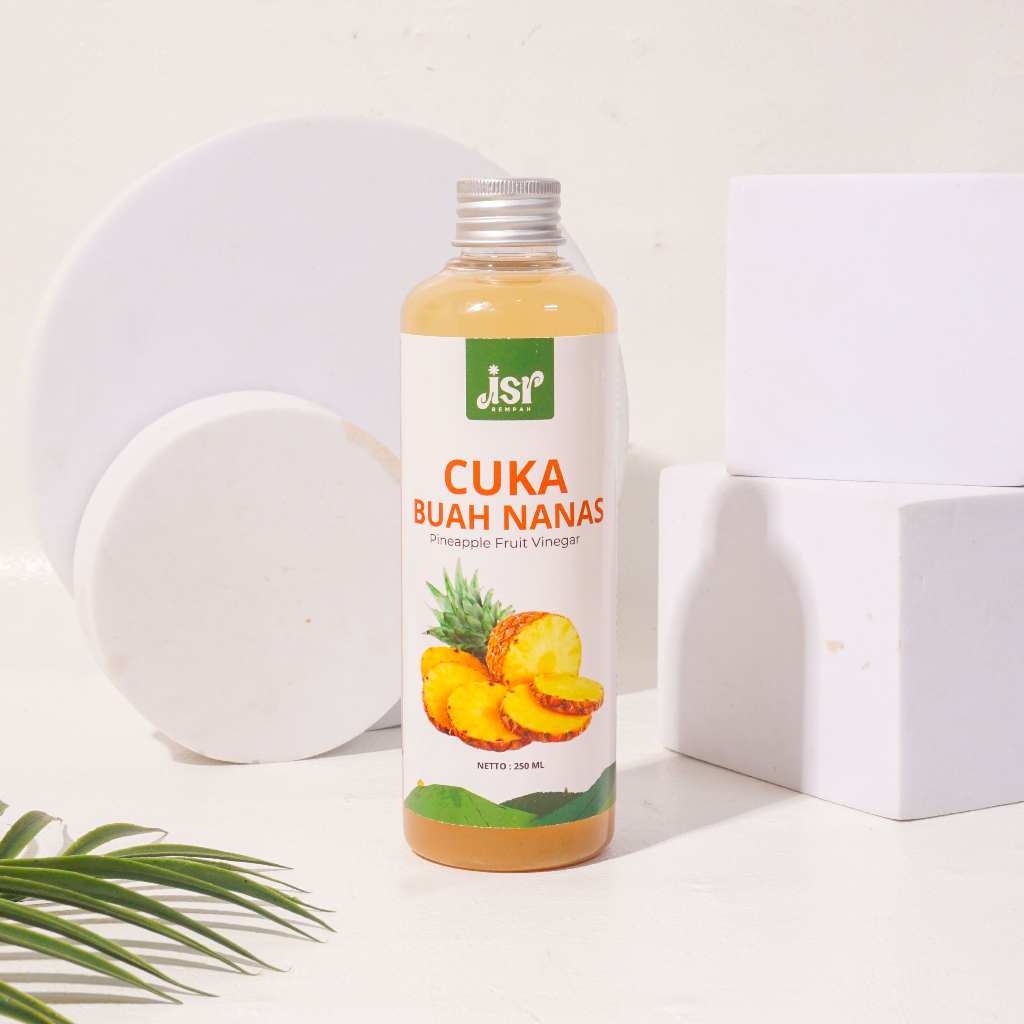 

JSR Rempah CUKA NANAS Asli Cuka Buah Nanas Pineapple Cider Vinegar Kemasan 250 ml