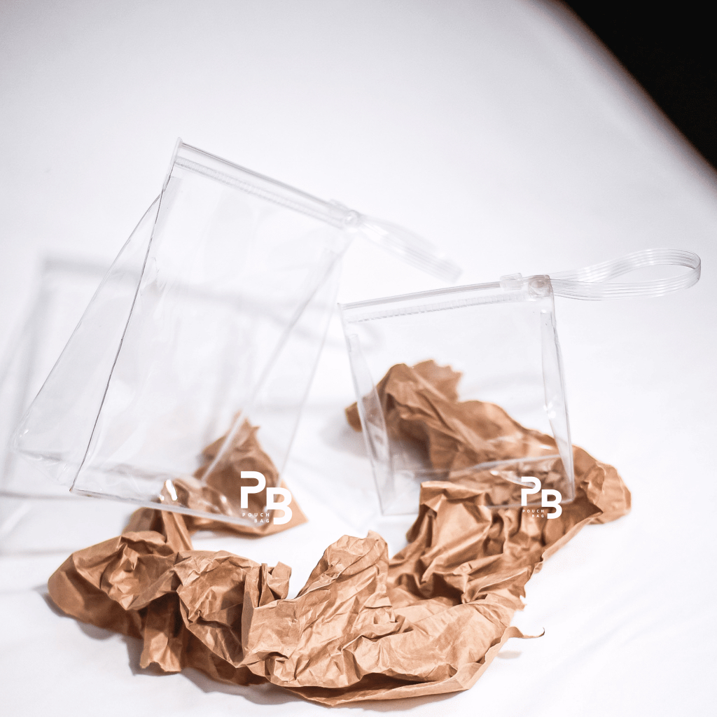 Pouch Transparan Bening Zipper Pouch Travel Organizer Pouch Skin Care Sabun Pouch Makeup Toiletery P