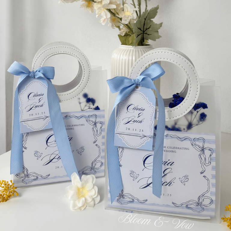 

Souvenir Pernikahan Custom Hangtag + Kartu Ucapan - Souvenir Ulang Tahun Murah Aesthetic - SET A