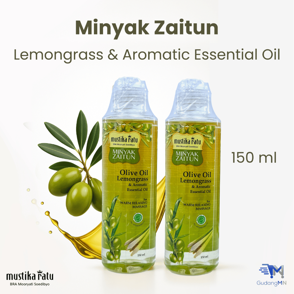 Minyak Zaitun Lemongrass & Aromatic Essential Oil 150ml
