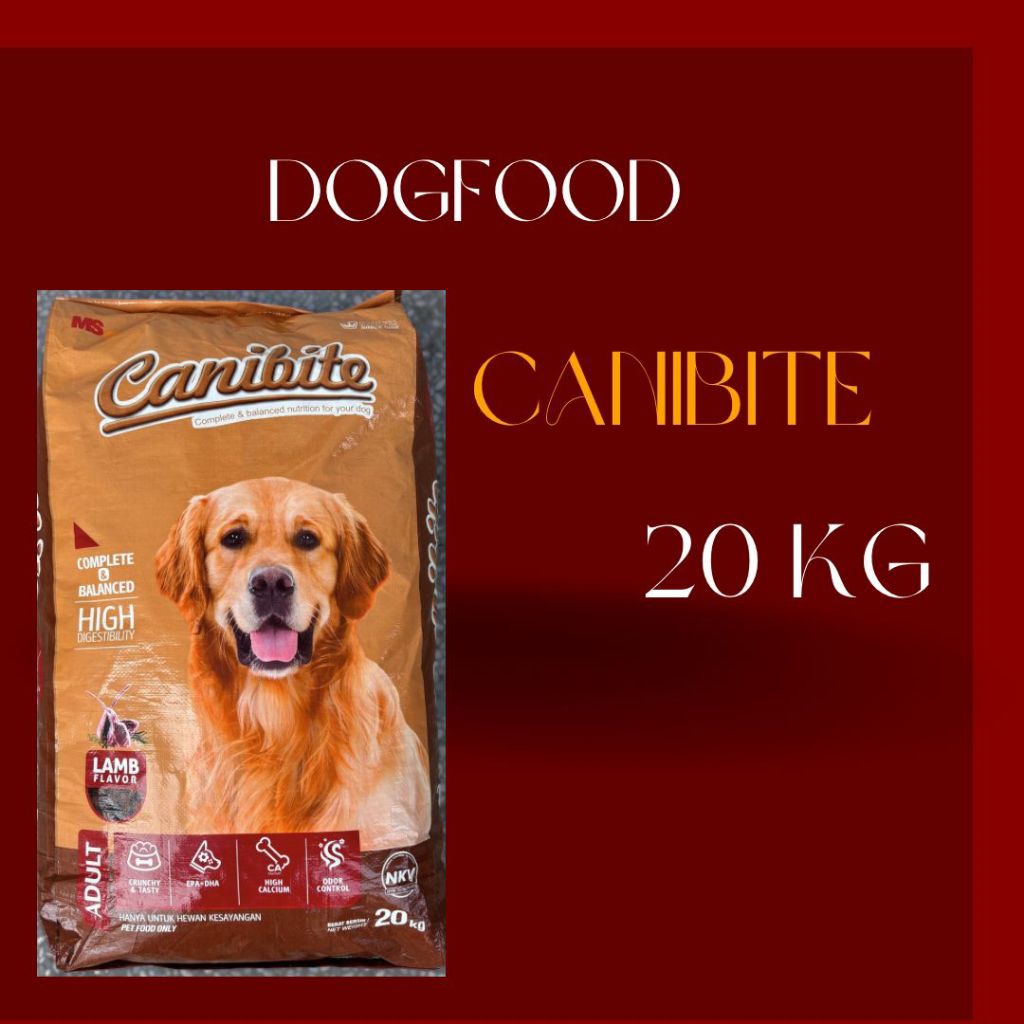 DogFood Canibite lamb 20KG