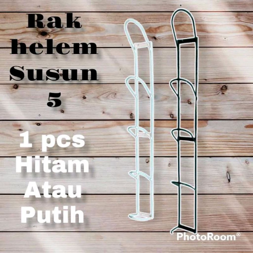 Rak helm susun 5 cantelan helm susun 5 minimalis