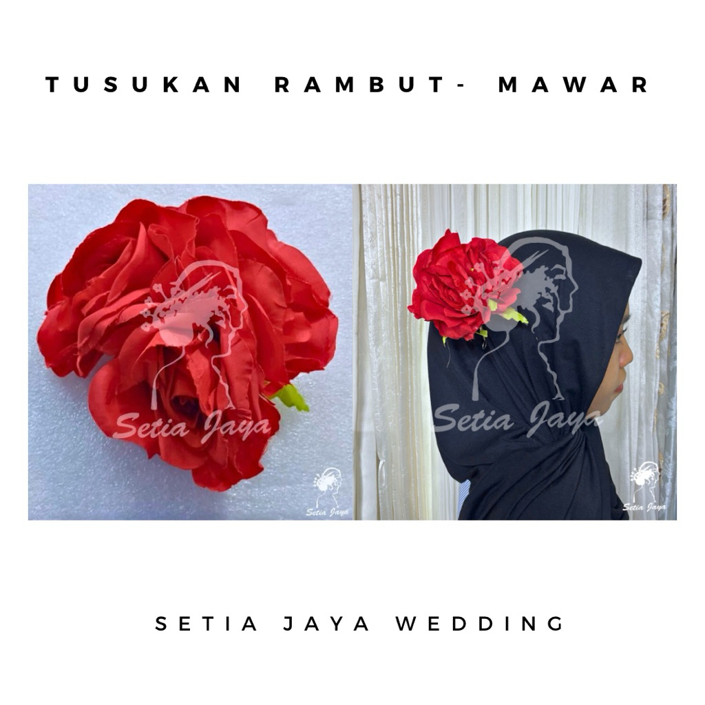 Tusuk Konde Mawar Betawi Tarian/ Tusuk Konde Sanggul Bunga