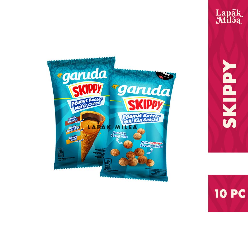 

Garuda Skippy Peanut Butter Mini Ball 20gr x 10 Pc