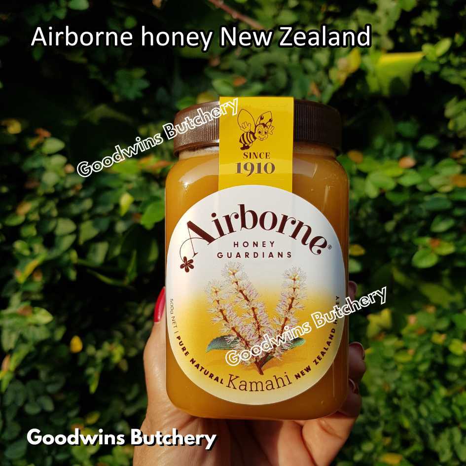 

NZ Airborne honey KAMAHI pure natural madu asli import New Zealand 500g