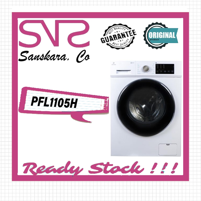 POLYTRON PFL1105H MESIN CUCI & DRYER 11 KG INVERTER PFL-1105H PFL1105