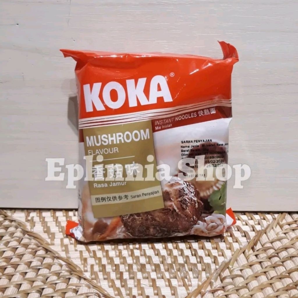 

Koka Mushroom Flavour Instan Noodles 85 gr - Koka Mie Instan
