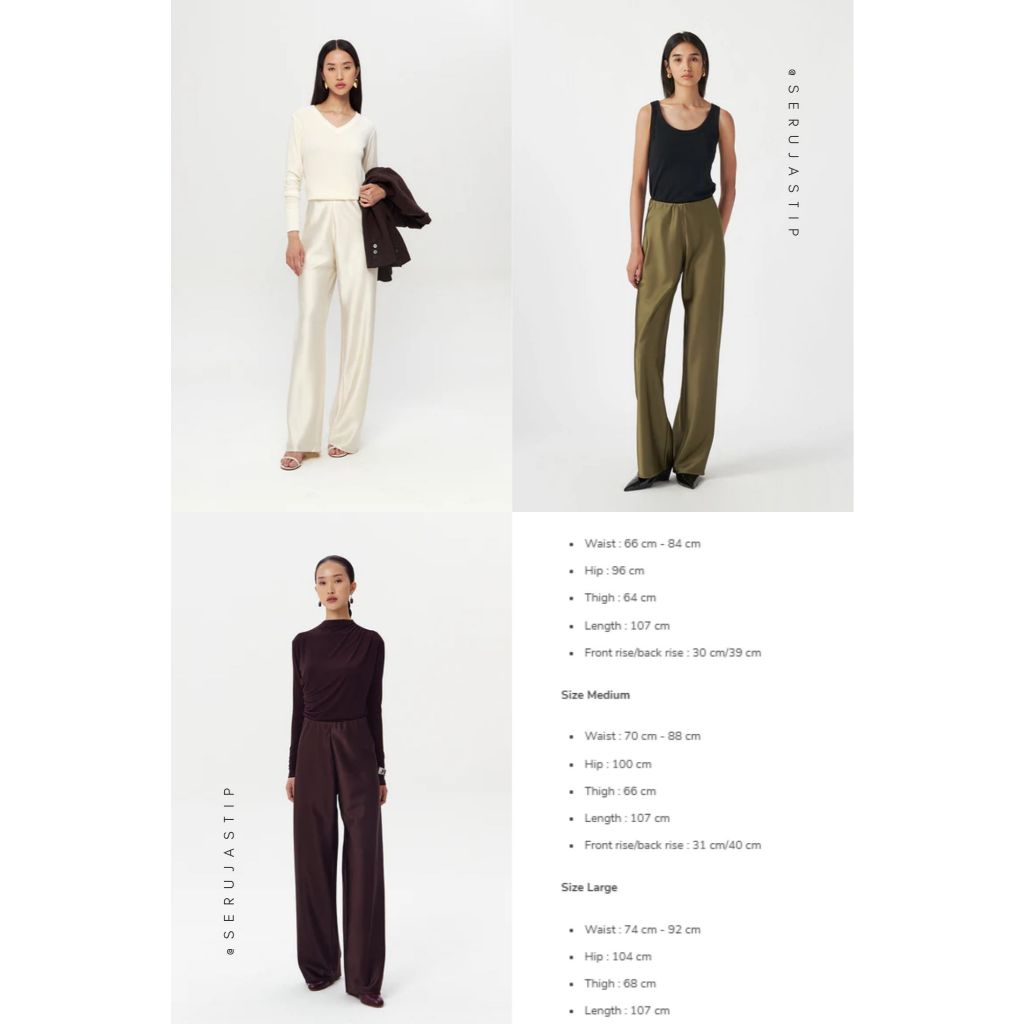 ready DUMA Tan pants Cream Brown Black Olive SML