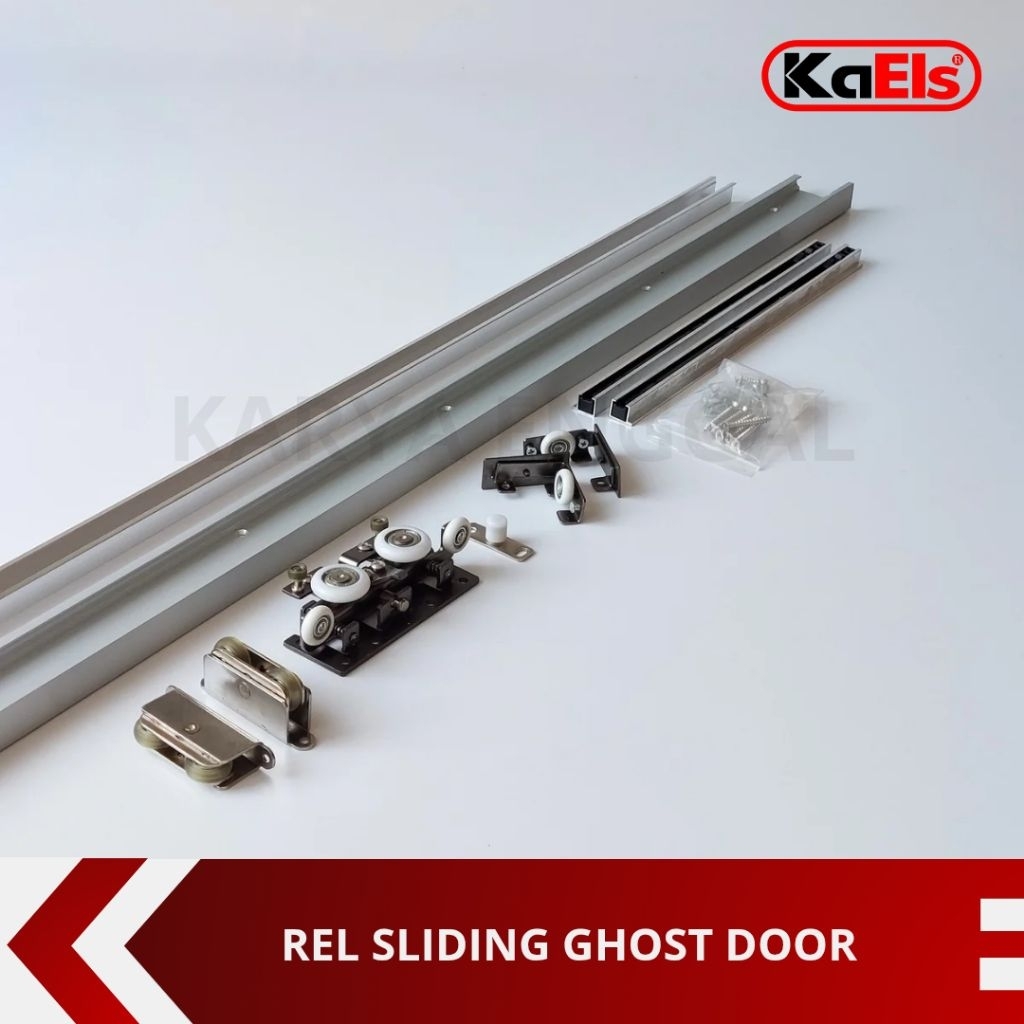 Rel Sliding Ghost Door Kaels / Tersembunyi Slowmotion Hidden