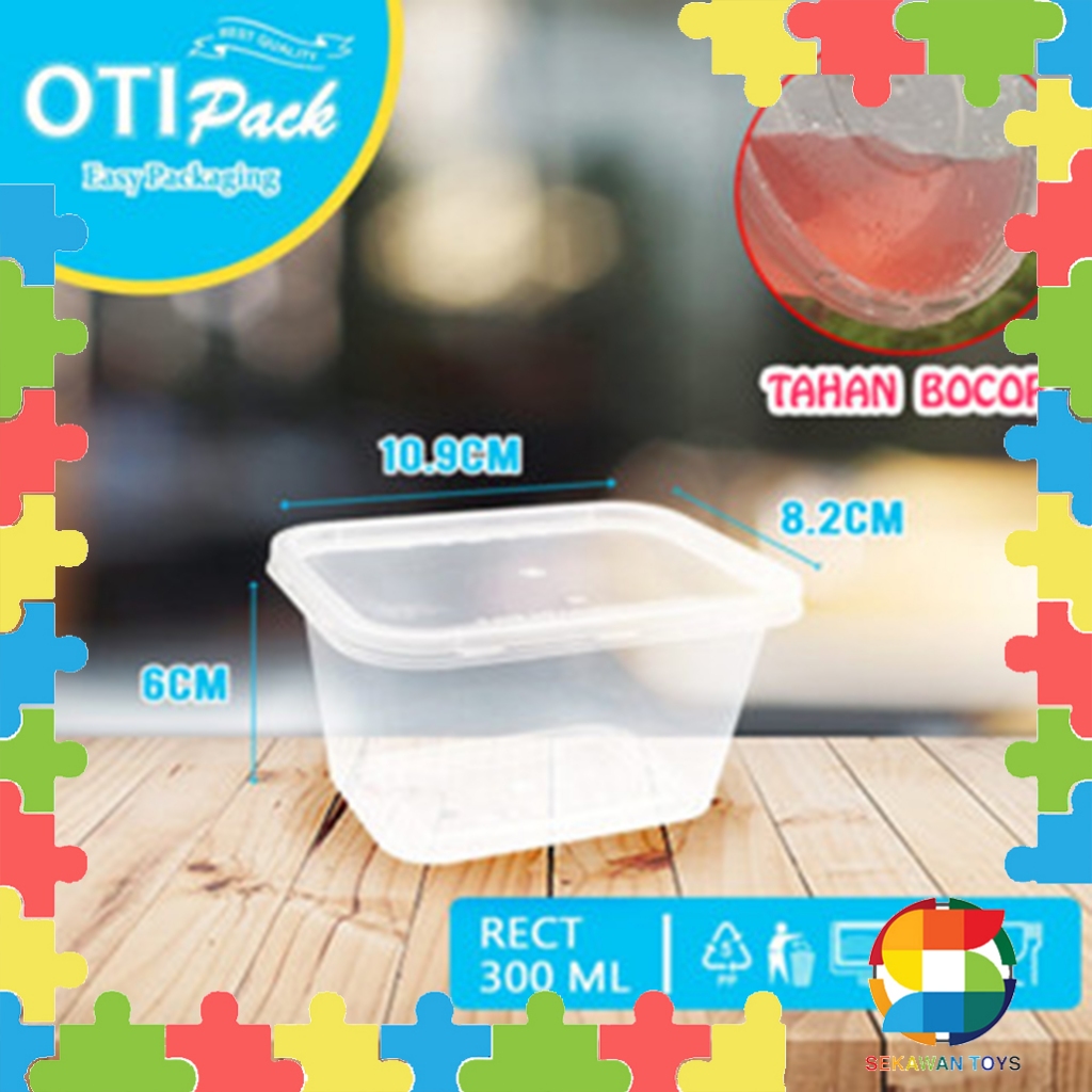 Thinwall Otipack 300ML/ Kotak Makan/ Kotak Mini OT300 Isi 25Pcs