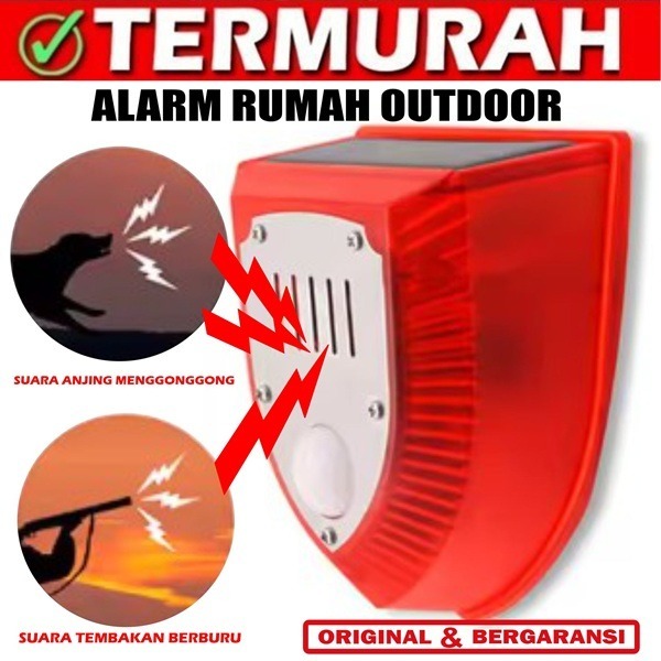 Alarm Rumah / Alarm Solar Kebun / Alarm Gudang / Alarm Kantor / Alarm