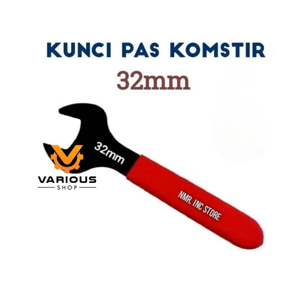 Kunci Pas Komstir 32 32mm, Untuk Stel Komstir Sepeda Motor.