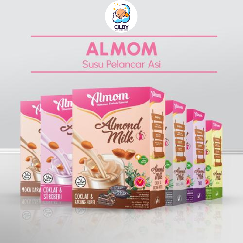 ALMOM Almond Milk Susu Almond Pelancar ASI Booster ASI / Susu Almond Ibu Hamil