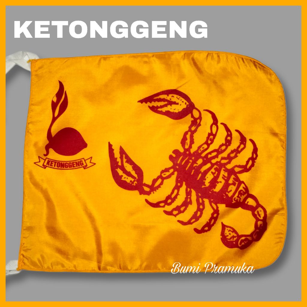 Bendera regu pramuka putra ketonggeng Bendera regu ketonggeng