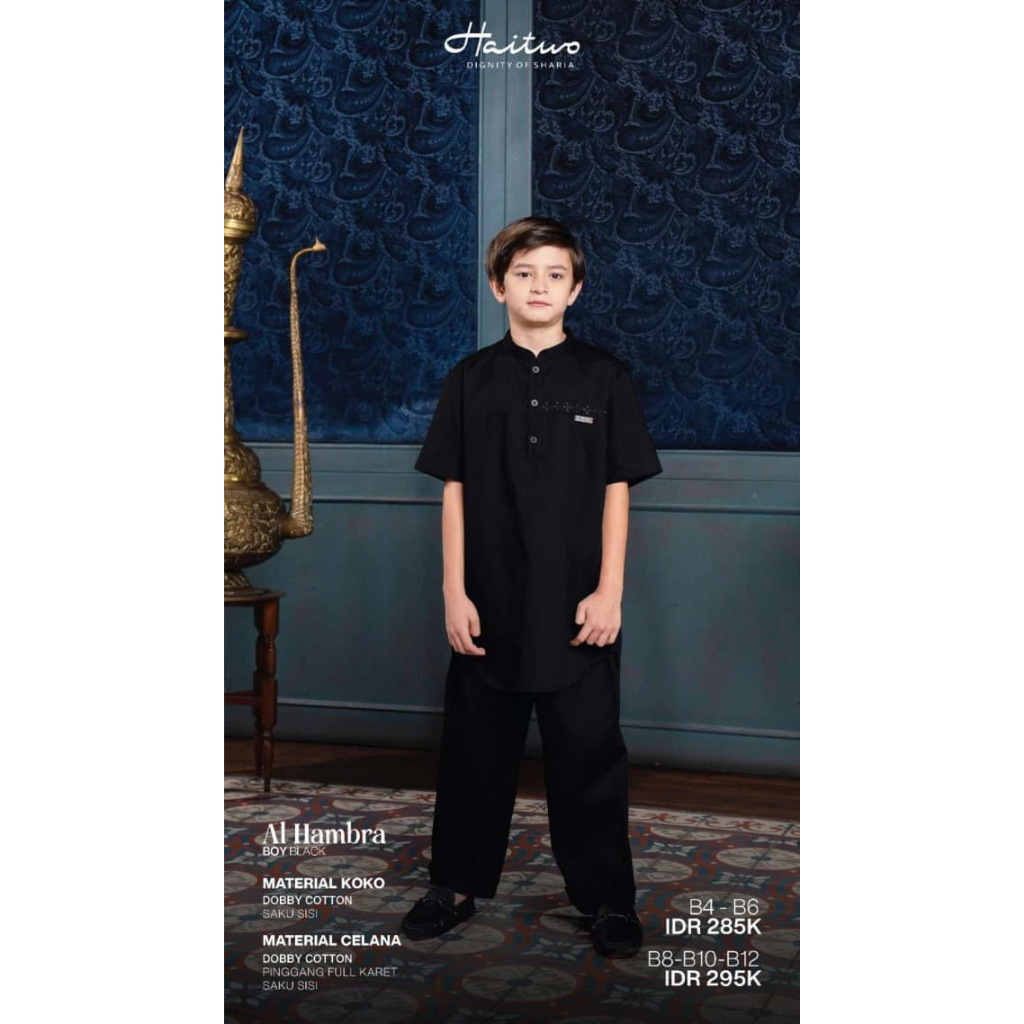 NIBRAS HAITWO KOKO ANAK LAKI LAKI AL HAMBRA,KOKO ANAK MUSLIM,KOKO ANAK POLOS,KOKO ANAK HITAM PUTIH