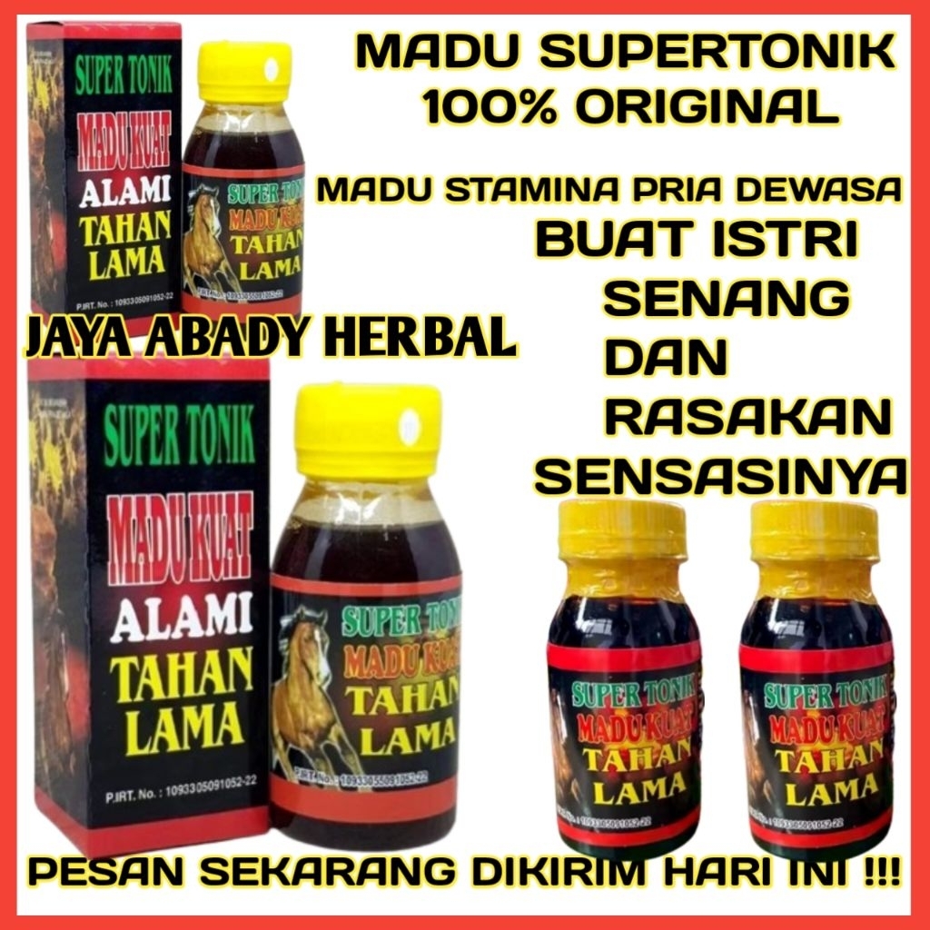 

Madu Super tonik Asli Original