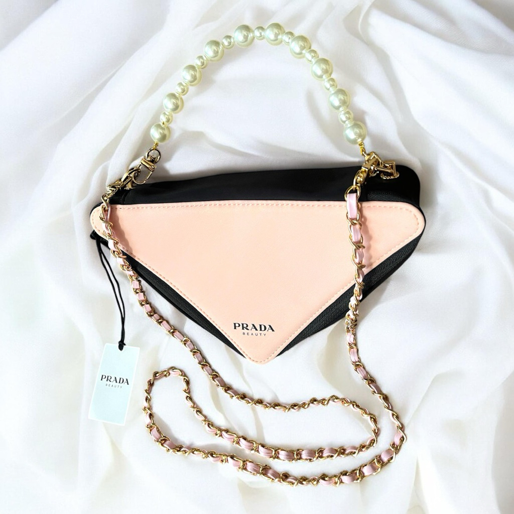 Prad4 Paradoxe Sling bag / Hand Bag pink VIP Hadiah dari Prada Beauty