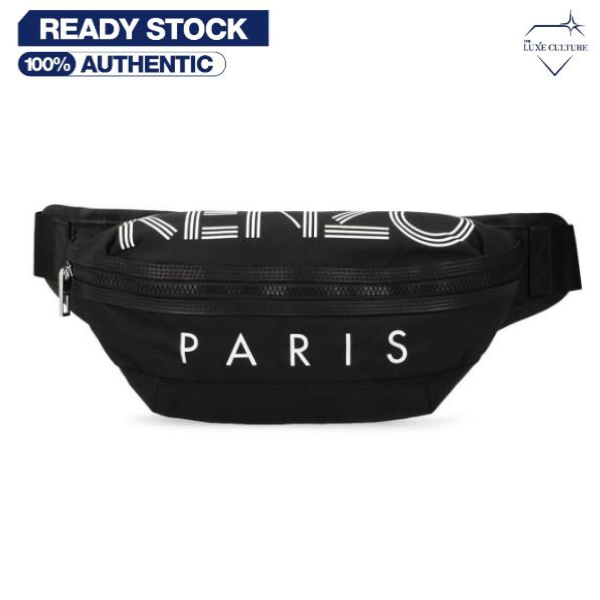 Kenzo Paris Black Waistbag / Tas Branded Original