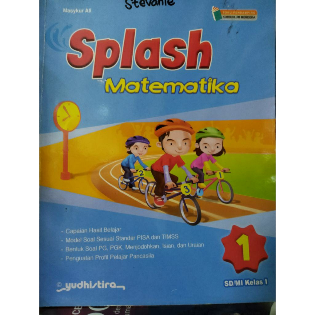 buku bekas Splash matematika SD MI kelas 1