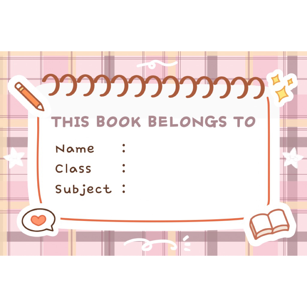 

STIKER CUSTOM NAMA BUKU TULIS / BUKU PAKET (ISI 25)