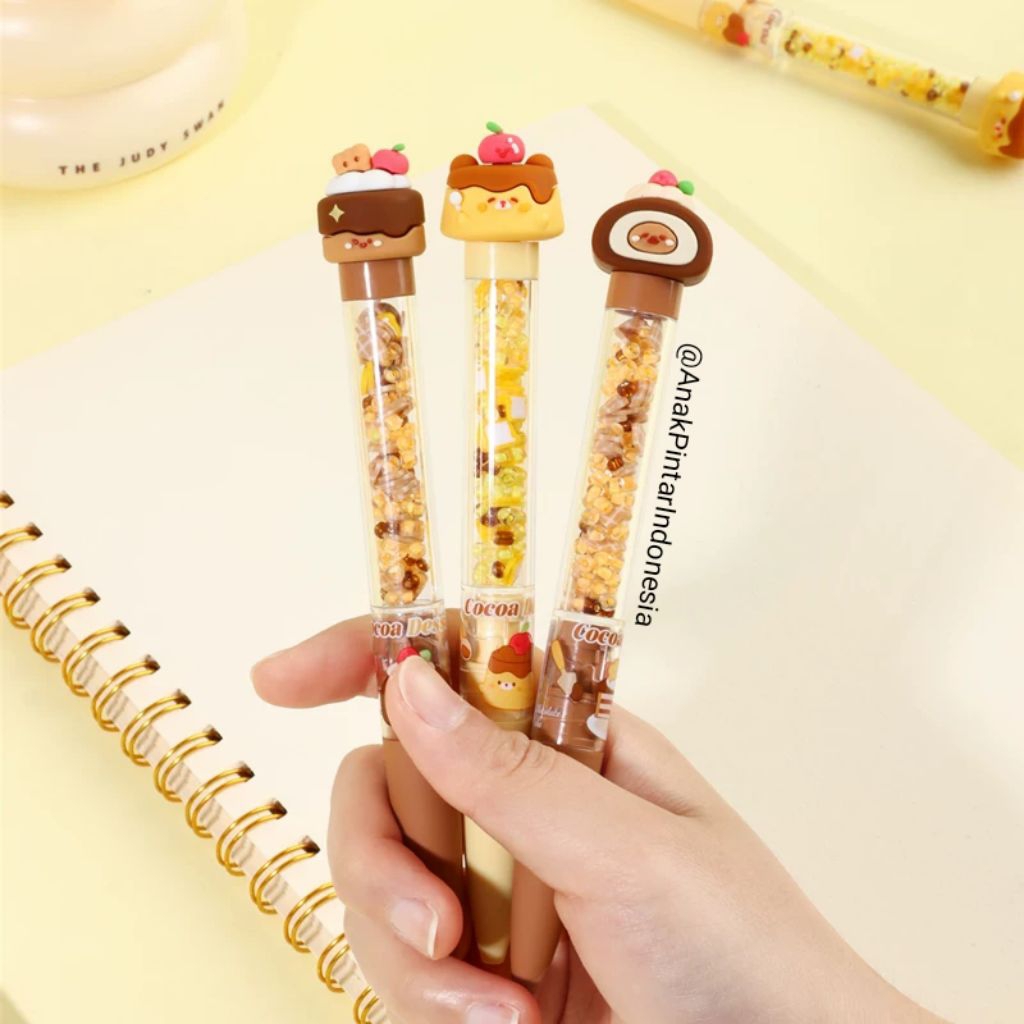 

COCOA DESSERT DIAMOND CUTE BEAN PEN [ KK-3017 ]