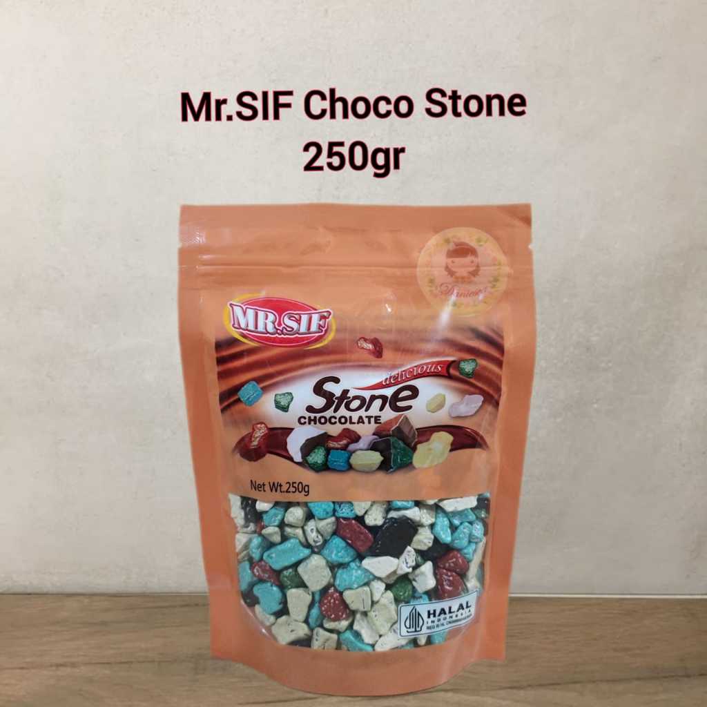 

MR.SIF stone chocolate coklat kerikil 250gr ( scp )