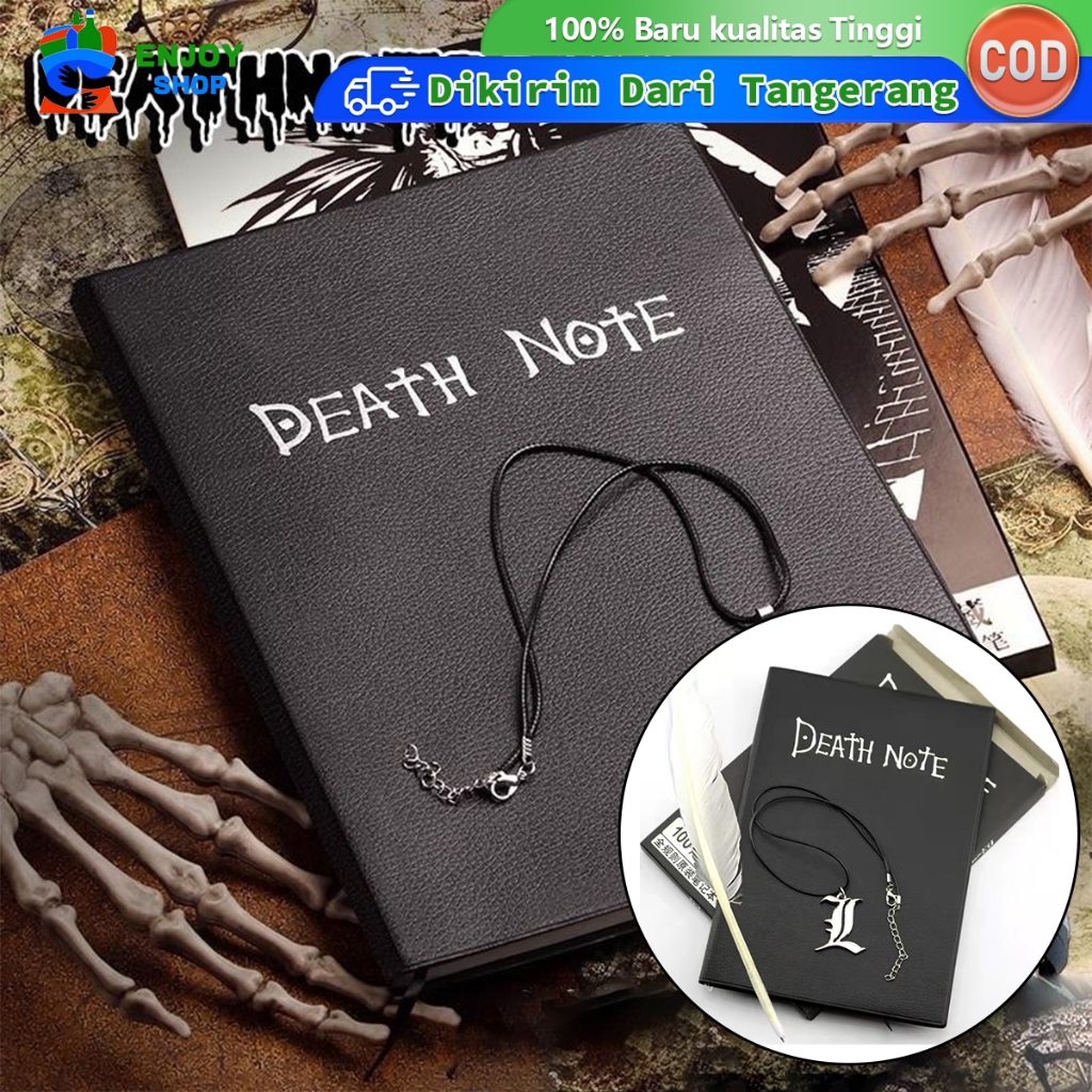 

Death Note Buku Buku Tulis Catatan Hardcover Pocket Book Anime DenganPembatas Buku Dan Pena Bulu