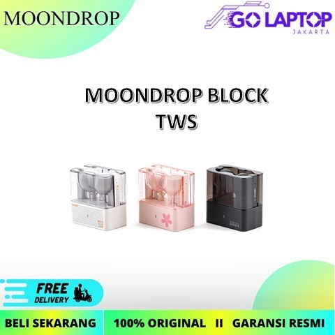 MOONDROP BLOCK TRAVEL TRUE WIRELESS BLUETOOTH TWS EARPHONES / SPACE TRAVEL MOONDROP