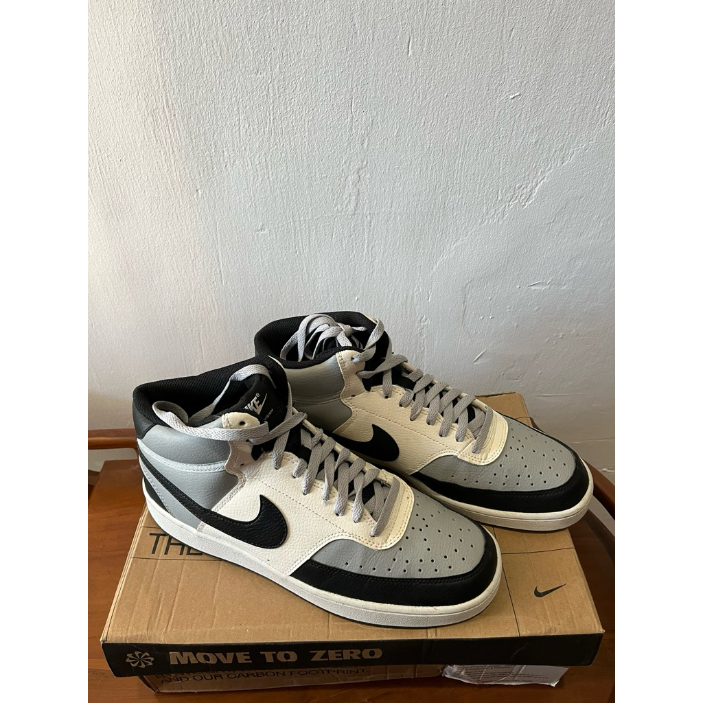PRELOVED LIKE NEW Nike Court Vision Mid Next Nature Light Smoke Grey be