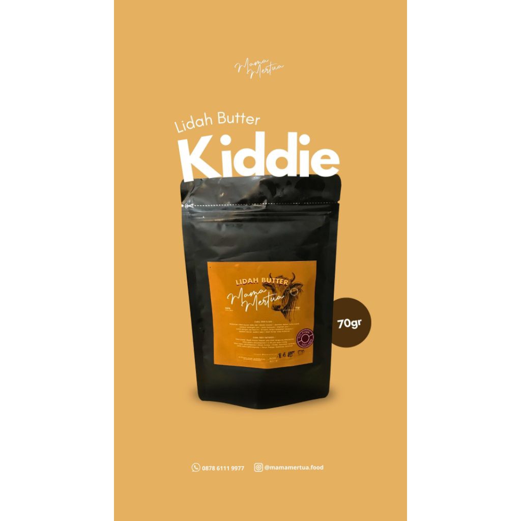 

MAMA MERTUA FOOD - LIDAH MASAK BUTTER UKURAN KIDDY PACK 70 gram