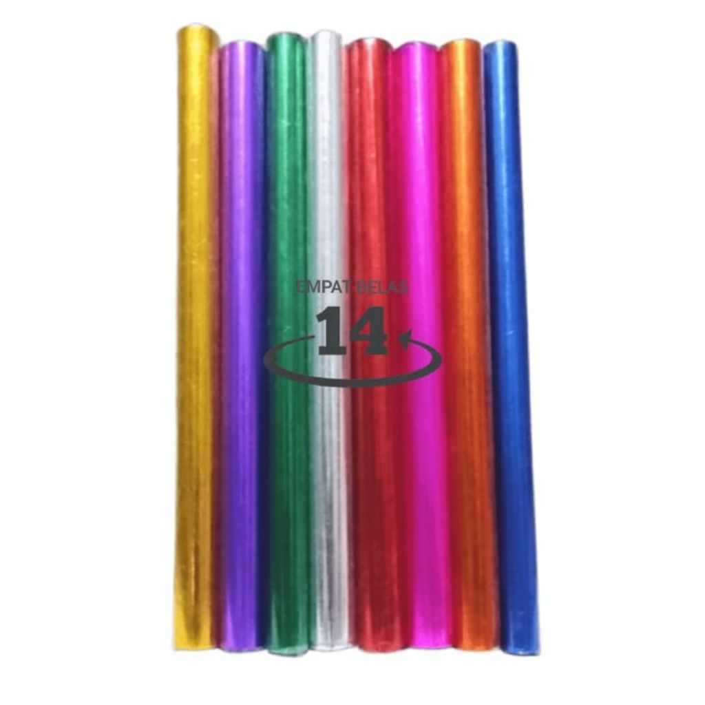 

Kertas Emas Metalik ( 1 Gulung Isi 20 Lembar )